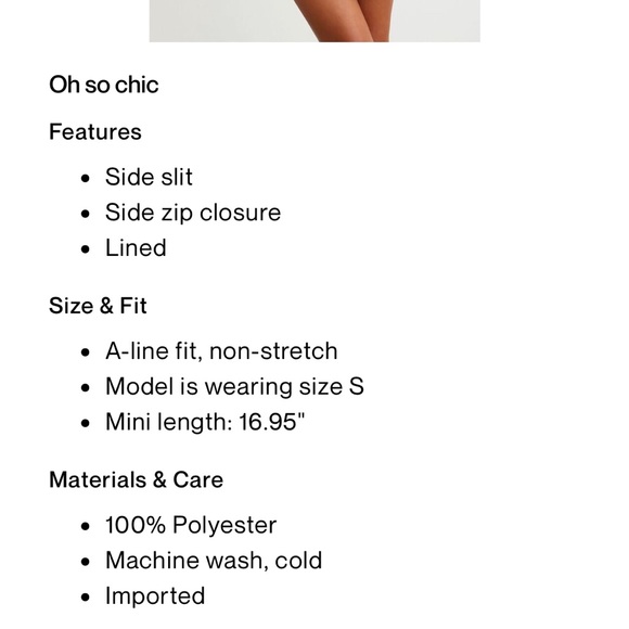 dynamite mini skirt size medium - Picture 4 of 4